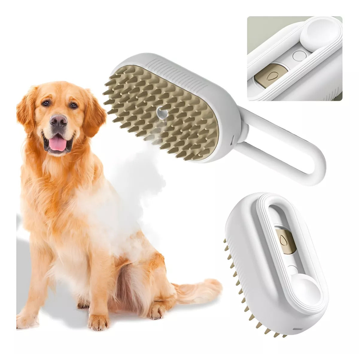 Cepillo Vapor Mascotas - USB